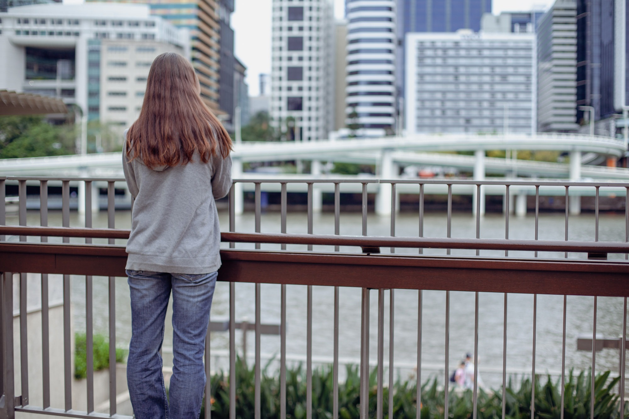 A young person in Brisbane City.
